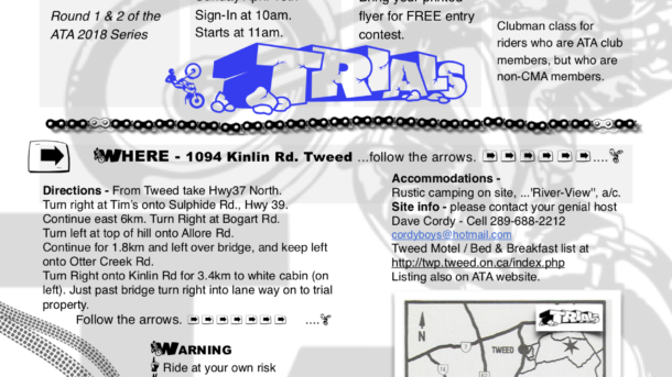 ATA Tweed Flyer - April 14 & 15, 2018